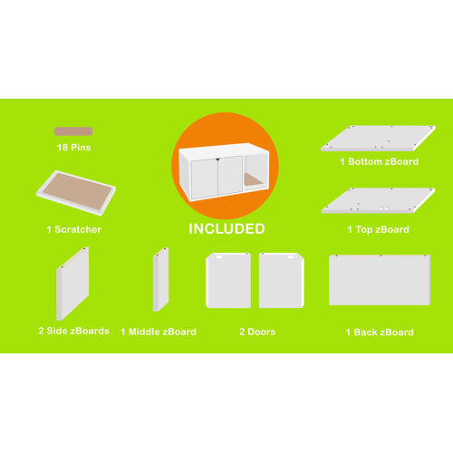 Archie & Oscar™ Kells zBoard Paperboard Litter Box Enclosure & Reviews